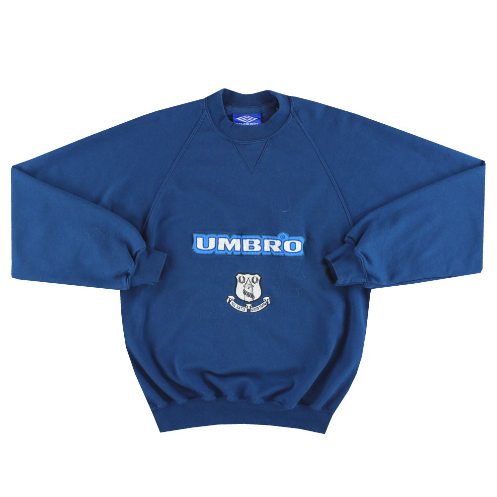 1996-97 Everton Umbro Sweatshirt Y | Vintage Football Shirts