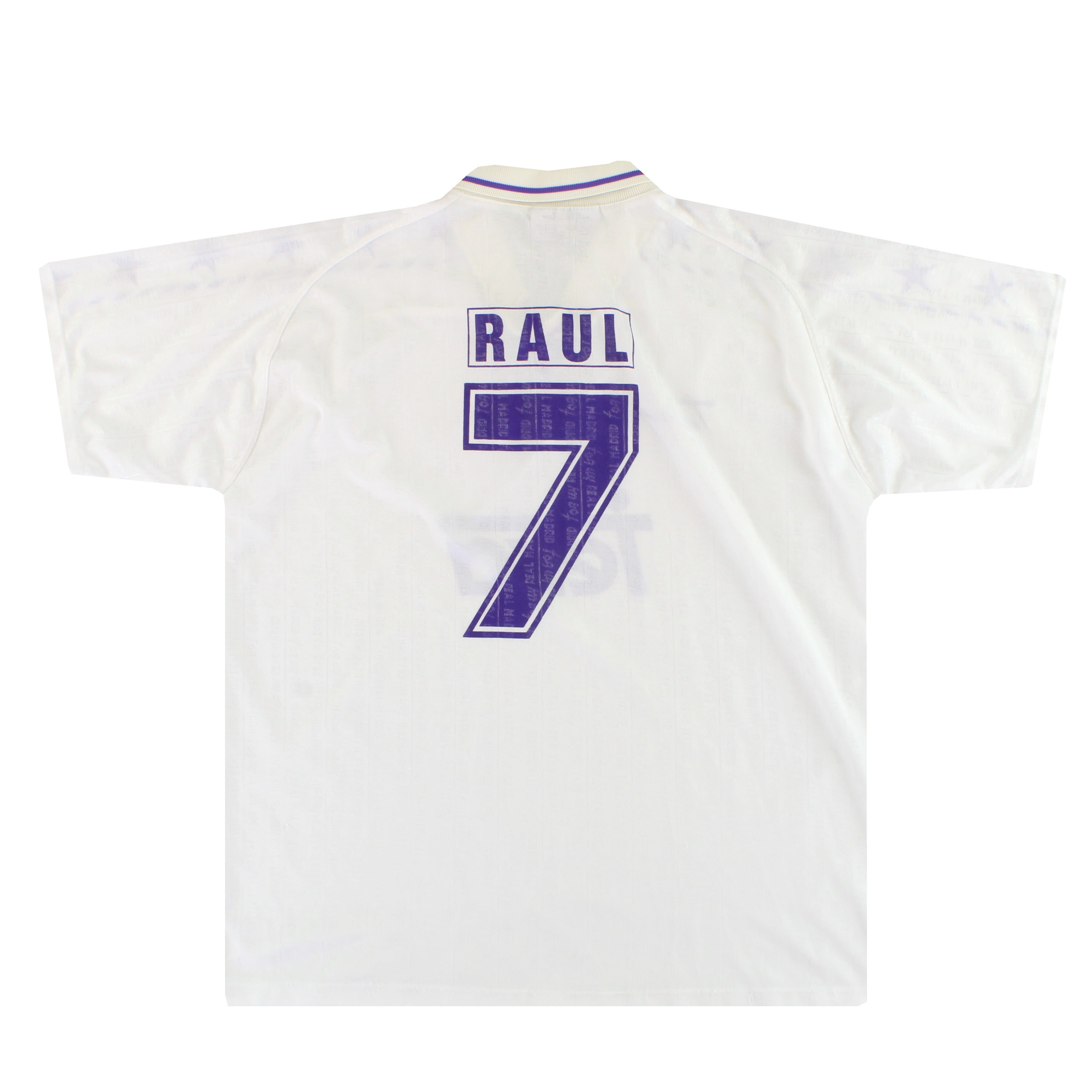 1996-97 Real Madrid Taquy Home Shirt Raul #7 XXL | Vintage