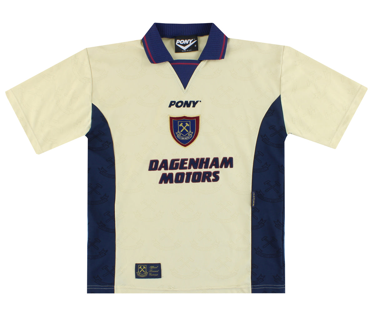 1996-97 West Ham Pony Third Shirt *Mint* S