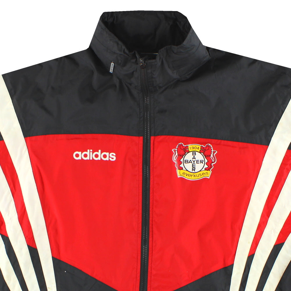1996-97 Bayer Leverkusen adidas Rain Jacket L | Vintage Football