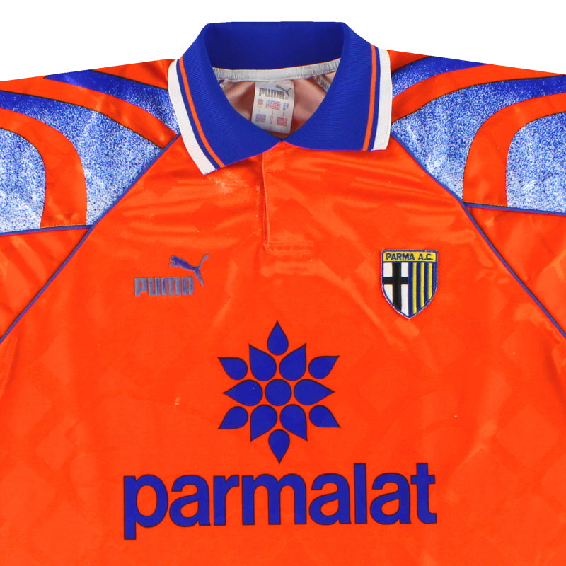 1996-97 Parma Puma Third Shirt Close