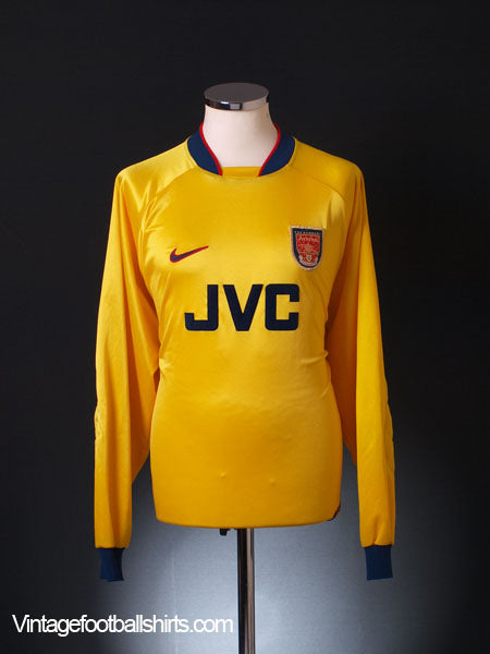 1996-98 Arsenal Goalkeeper Shirt XL Football Shirt