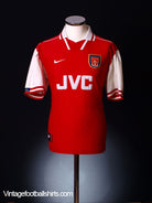1996-98 Arsenal Home Shirt S Football Shirt
