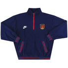 1996-98 Arsenal Nike 1/4 Zip Fleece Top M Football Shirt