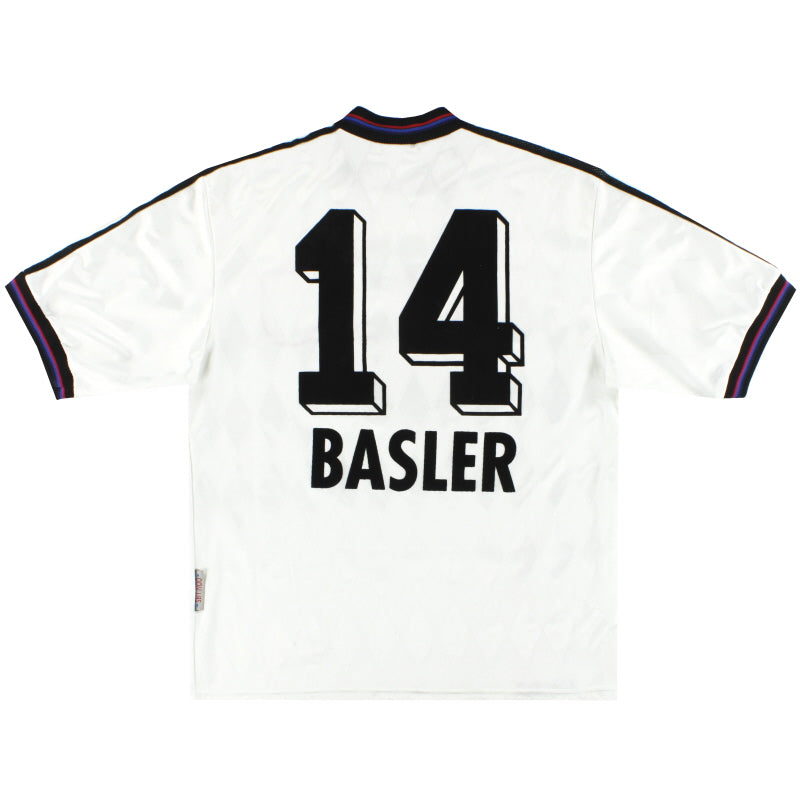 1996-98 Bayern Munich adidas Away Shirt Basler #14 M Football Shirt