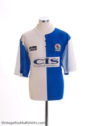 1996-98 Blackburn Home Shirt L Football Shirt