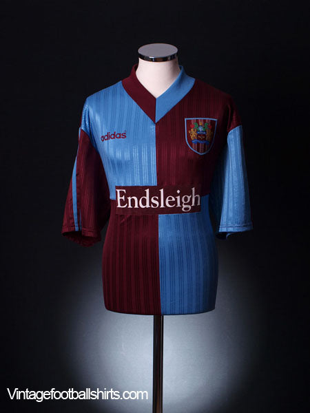 1996-98 Burnley Home Shirt L Football Shirt