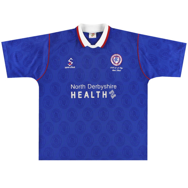 1996-98 Chesterfield Home Shirt 'F.A Cup Semi-Final 1997' XL