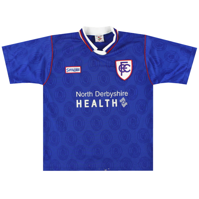 1996-98 Chesterfield SuperLeague Home Shirt L | Vintage Football