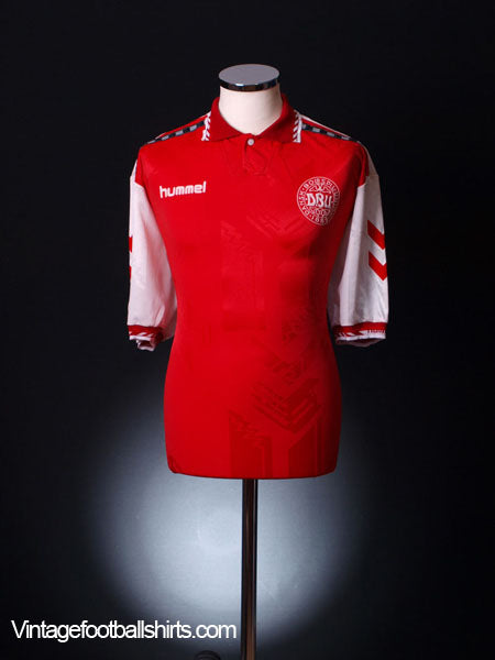 1996-98 Denmark Home Shirt XL Football Shirt
