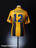 1996-98 Everton Away Shirt Barmby #12 M Football Shirt