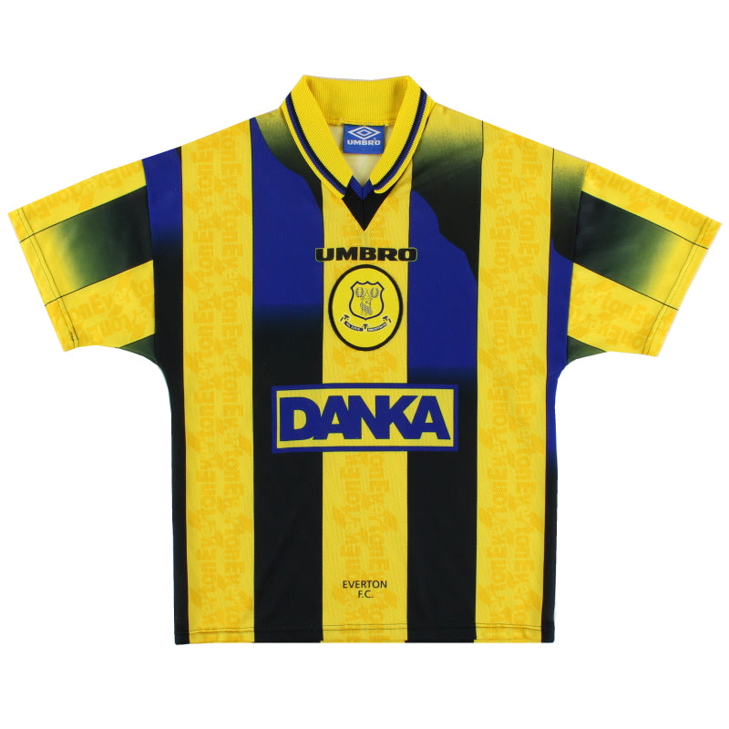 1996-98 Everton Away Shirt Y Football Shirt