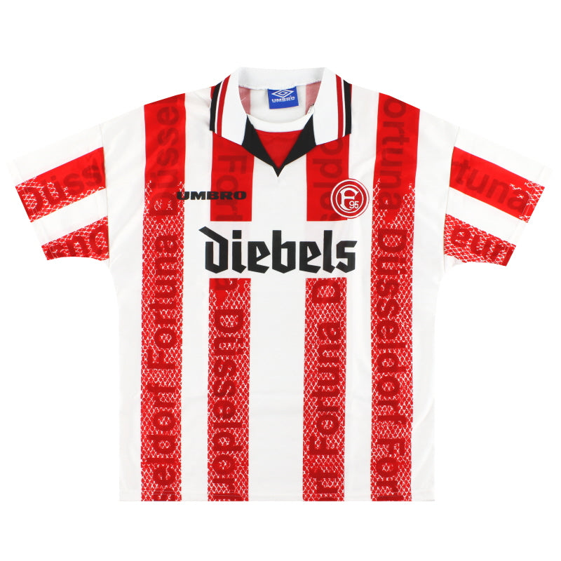1996-98 Fortuna Dusseldorf Umbro Home Shirt *As new* L Football Shirt