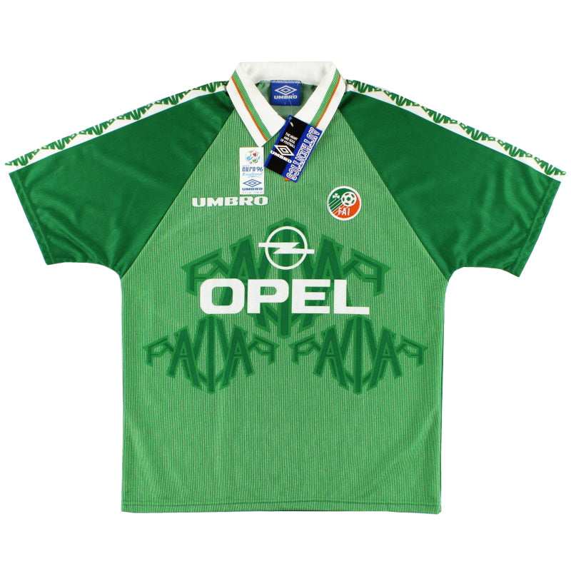 1996-98 Ireland Home Shirt *w/tags* L Football Shirt