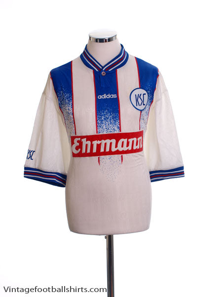 1996-98 Karlsruhe Home Shirt Y Football Shirt