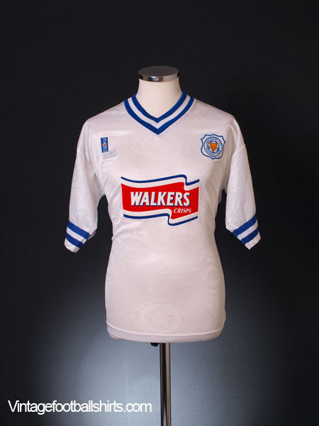 1996-98 Leicester Away Shirt *As New* XL Football Shirt