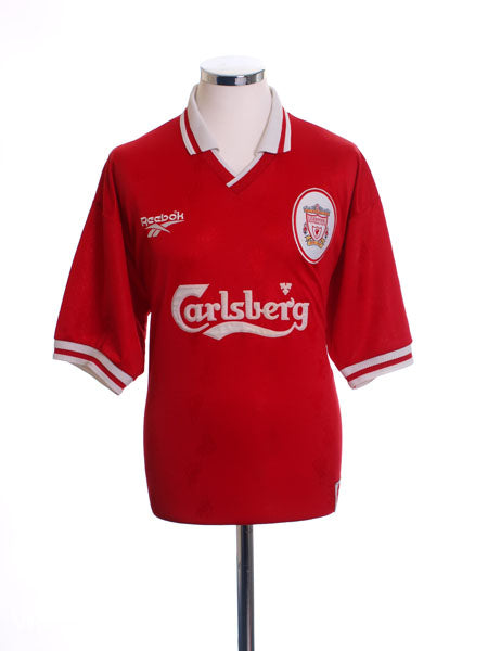 1996-98 Liverpool Home Shirt L.Boys Football Shirt