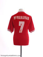 1996-98 Liverpool Home Shirt McManaman #7 L Football Shirt