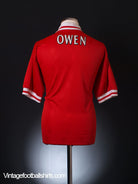 1996-98 Liverpool Home Shirt Owen M Football Shirt