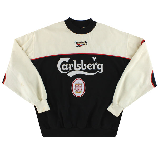 1996-98 Liverpool Reebok Sweatshirt S | Vintage Football Shirts