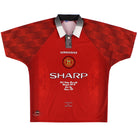 1996-98 Manchester United Umbro 'Double Winners' Home Shirt XL Football Shirt