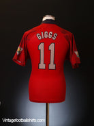 1996-98 Manchester United 'Champions' Home Shirt Giggs #11 M Football Shirt