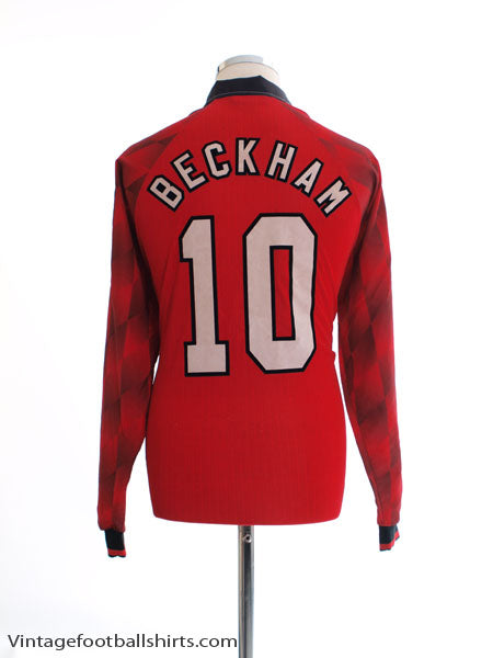 Beckham United 1998 David Beckham Football Shirt MANCHESTER UNITED