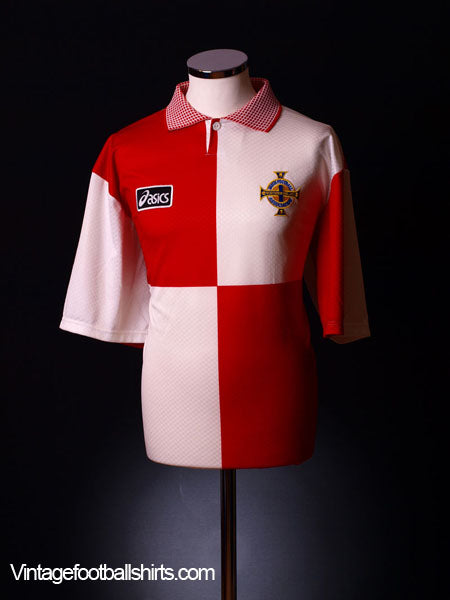 1996-98 Northern Ireland Away Shirt *As new* L Football Shirt