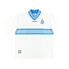 1996-98 Olympique Marseille adidas Home Shirt L Football Shirt