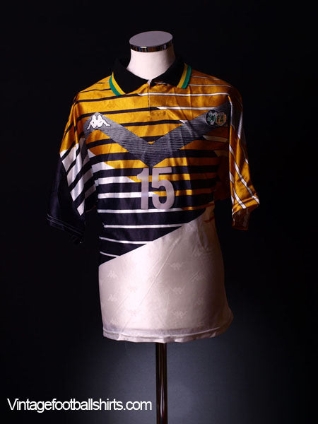 1996-98 South Africa Match Worn *Khumalo No15* XL Football Shirt