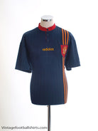 1996-98 Spain Away Shirt L Football Shirt