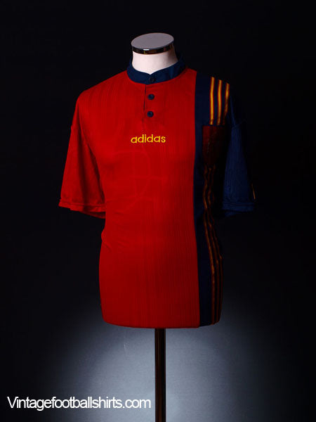 1996-98 Spain Home Shirt M Football Shirt