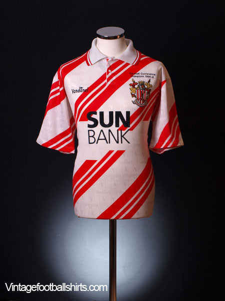 1996-98 Stevenage Borough Home Shirt M Football Shirt