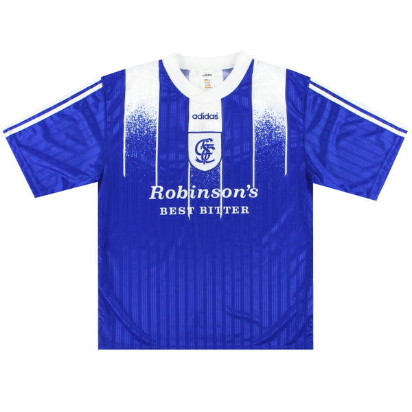1996-98 Stockport County adidas Home Shirt *Mint* L Vintage