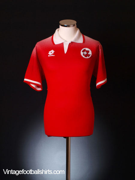 1996-98 Switzerland Home Shirt L Football Shirt