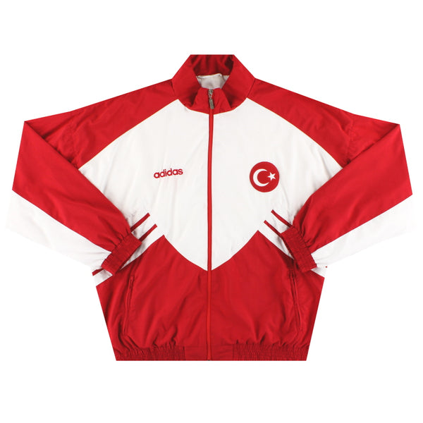 1996-98 Turkey adidas Track Jacket XL | Vintage Football Shirts
