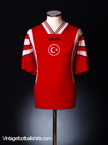 1996-98 Turkey Home Shirt M Football Shirt