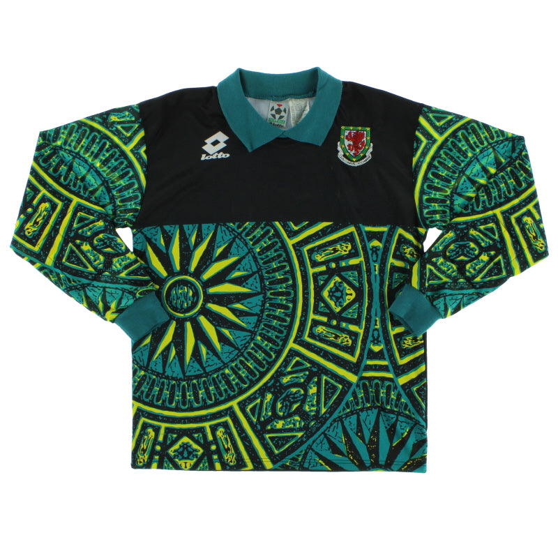 1996-98 Wales Goalkeeper Shirt *Mint* XXL.Boys Football Shirt