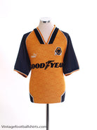 1996-98 Wolves Home Shirt S Football Shirt