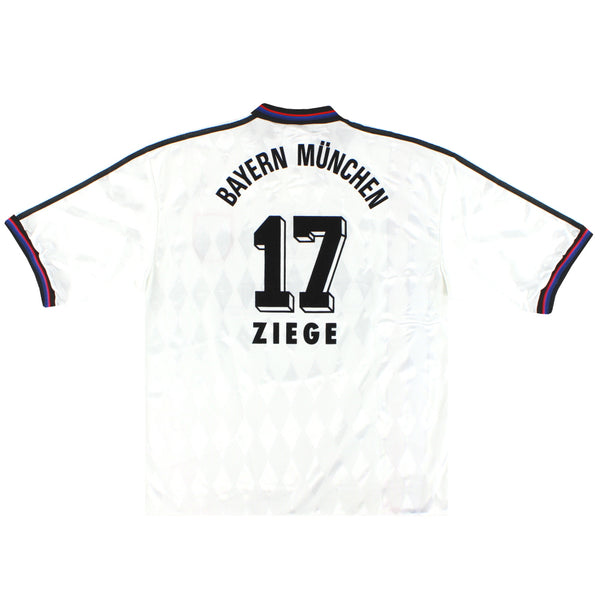 1996-98 Bayern Munich adidas Away Shirt Ziege #17 XL | Vintage