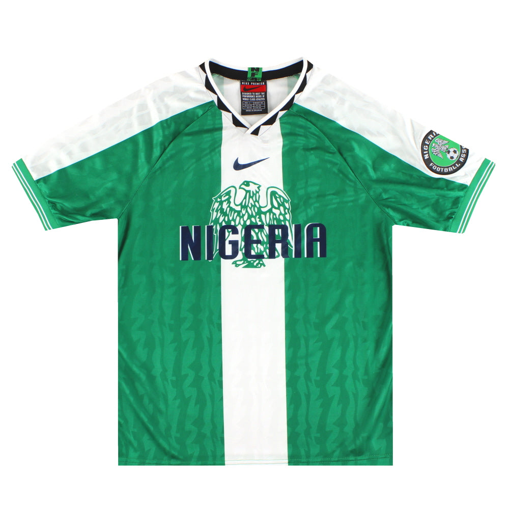 Nike アメリカンフットボール ユニフォーム 98 L 1996-98 Nigeria Nike Home Shirt L | Vintage Football Shirts