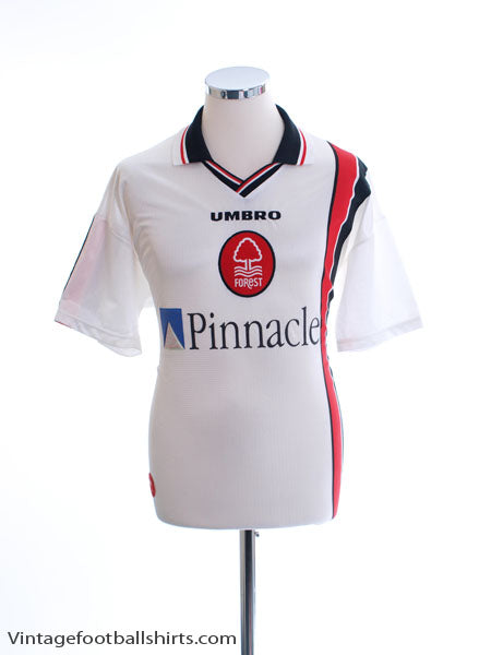 1997-00 Nottingham Forest Away Shirt M Football Shirt