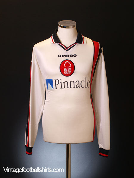 1997-00 Nottingham Forest Away Shirt L/S XL Football Shirt