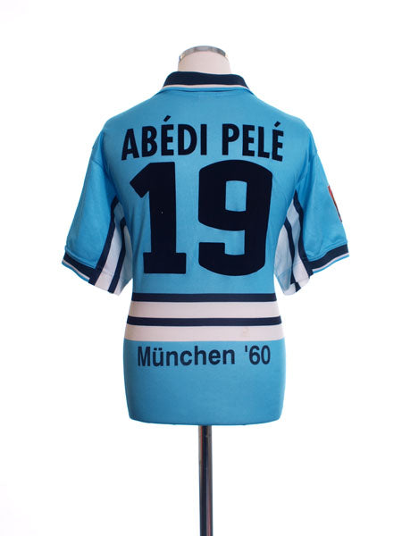 1997-98 1860 Munich Home Shirt Abedi Pele #19 L | Vintage Football