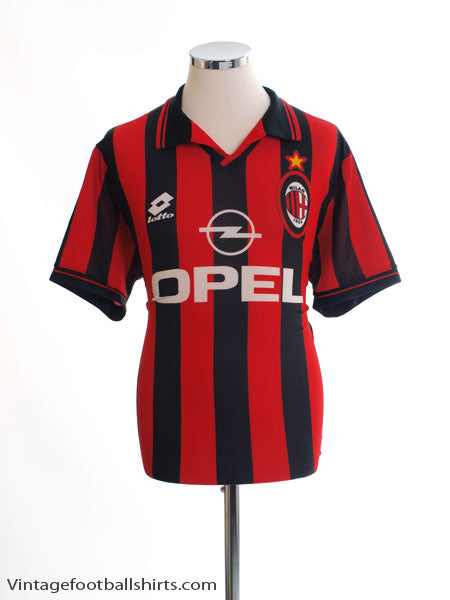 1997-98 AC Milan Home Shirt L Football Shirt