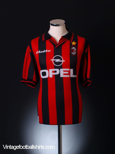 1997-98 AC Milan Home Shirt XL Football Shirt