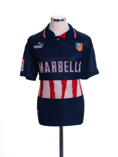 1997-98 Atletico Madrid Away Shirt S Football Shirt