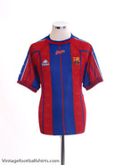 1997-98 Barcelona Home Shirt L Football Shirt