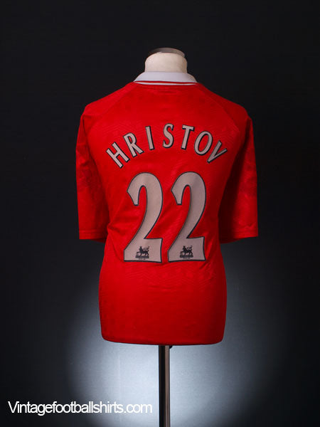 1997-98 Barnsley Home Shirt Hristov #22 XL Football Shirt