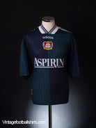 1997-98 Bayer Leverkusen Away Shirt L Football Shirt